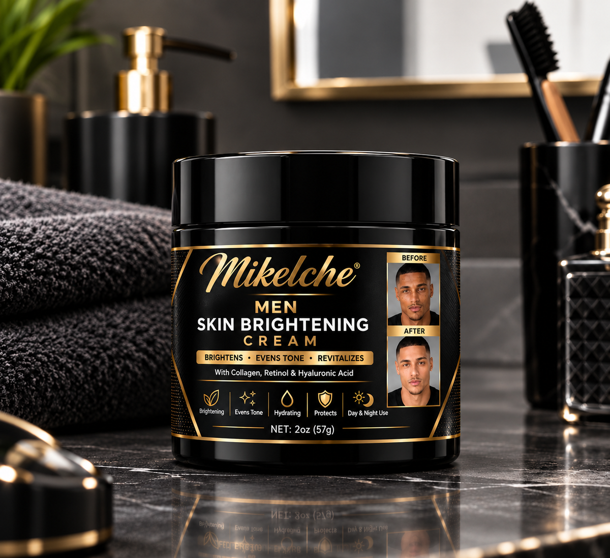 Mikelche Men's Skin Brightening Cream