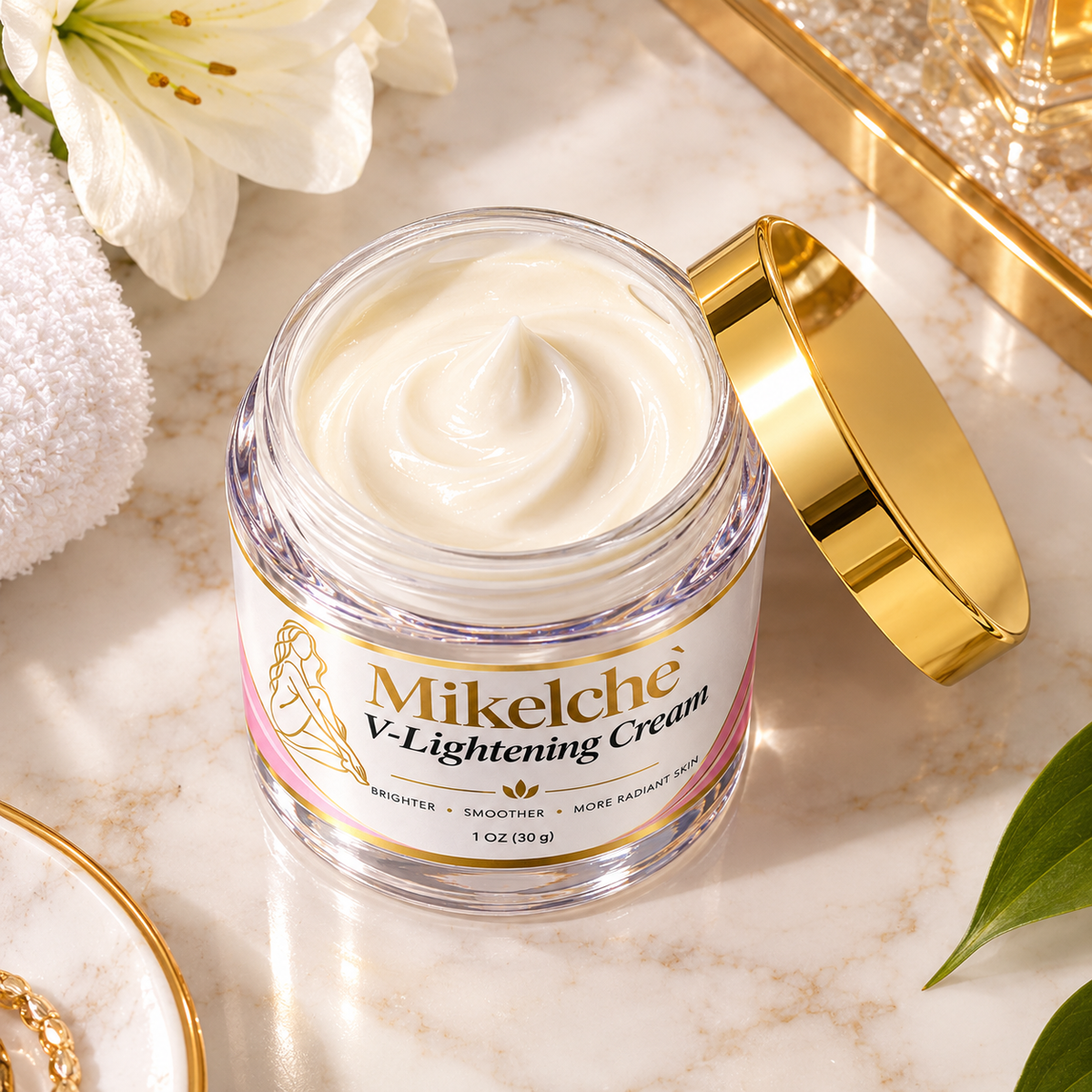 Mikelche` V-Lightening Cream (Where Refined Care Meets Visible Results.)