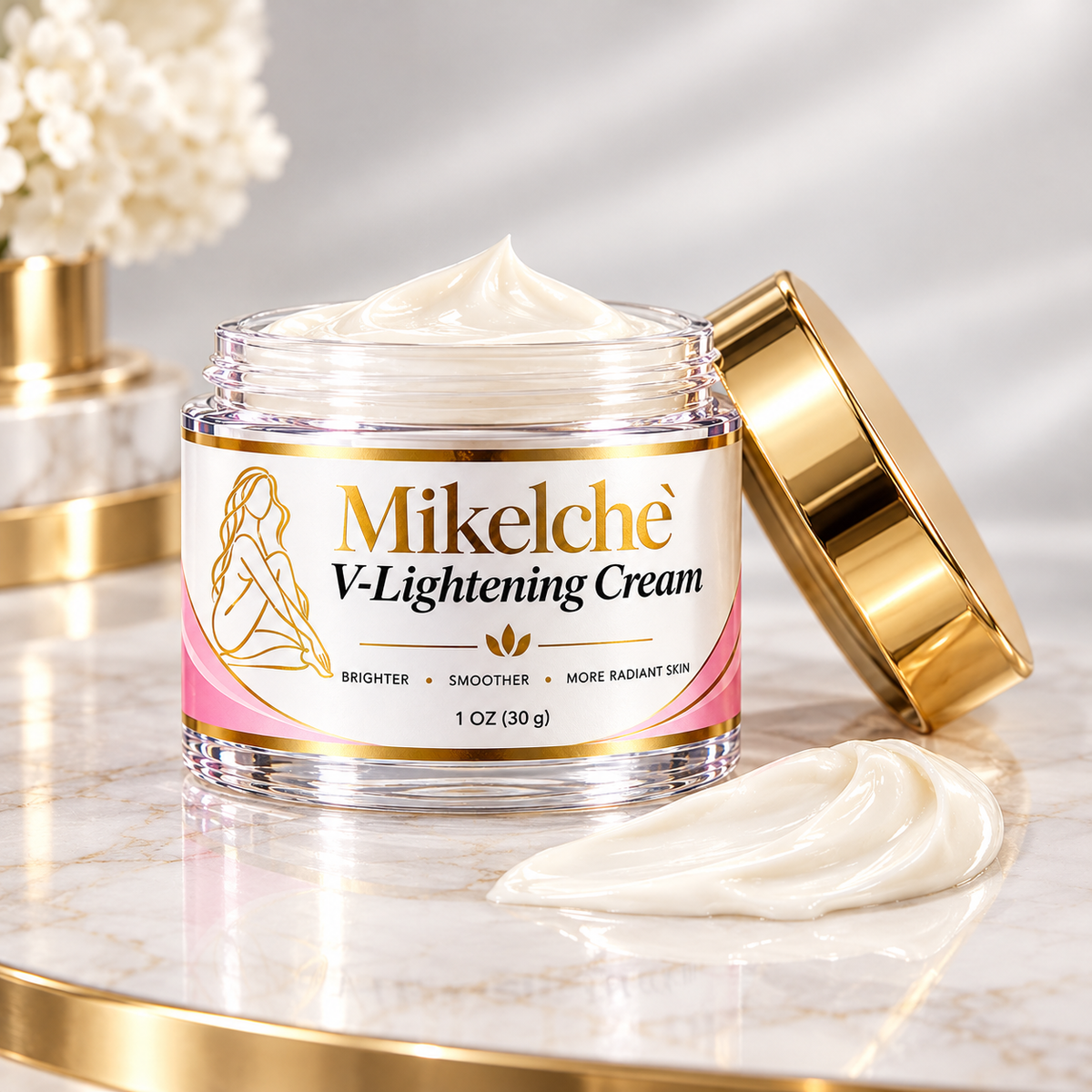 Mikelche` V-Lightening Cream (Where Refined Care Meets Visible Results.)